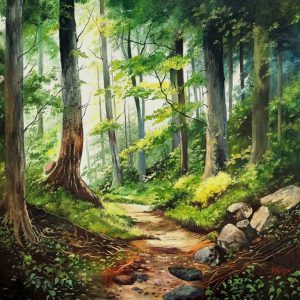 The green forest
