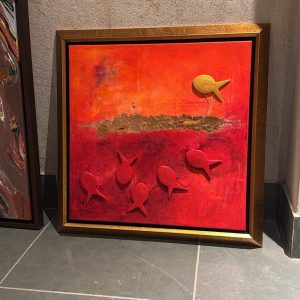 “Crimson Depths, Golden Dreams”